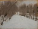 Valentin Alexandrowitsch Serow, Winter Road to Domotkanovo