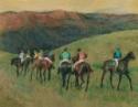 Edgar Degas, Racehorses in a Landscape