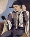 Pablo Picasso, Harlequin with a Mirror