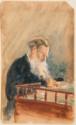 Ilja Jefimowitsch Repin, Portrait of the author Leo N. Tolstoy (1828-1910)