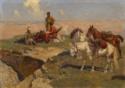 Franz Roubaud, Caucasian Riders at Rest
