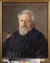 Valentin Alexandrowitsch Serow, Portrait of the author Nikolai Leskov (1831-1895)