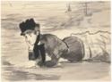 Édouard Manet, Woman Lying on the Beach. Annabel Lee
