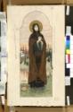 Viktor Michailowitsch Wasnezow, Saint Euphrosyne of Polatsk (Study for frescos in the St Vladimir's Cathedral of Kiev)