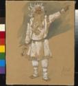 Viktor Michailowitsch Wasnezow, Grandfather Frost. Costume design for the opera Snow Maiden by N. Rimsky-Korsakov