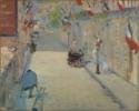 Édouard Manet, The Rue Mosnier with Flags
