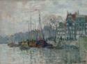 Claude Monet, View of the Prins Hendrikkade and the Kromme Waal in Amsterdam