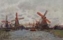 Claude Monet, Mills at Westzijderveld near Zaandam
