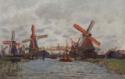 Claude Monet, Mills at Westzijderveld near Zaandam