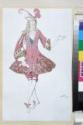 Léon Bakst, Page de la princesse. Costume design for the ballet Sleeping Beauty by P. Tchaikovsky