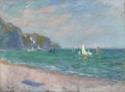 Claude Monet, Bateaux devant les falaises de Pourville