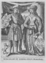 Philipp Galle, Wenceslaus I, Duke of Luxembourg and Joanna, Duchess of Brabant