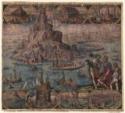 Philipp Galle, The Lighthouse at Alexandria (from the series The Eighth Wonders of the World) After Maarten van Heemskerck