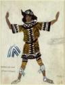 Léon Bakst, Costume design for the ballet Daphnis et Chloé by M. Ravel