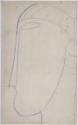 Amedeo Modigliani, Head in profile