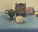 Émile Bernard, Stoneware pots and apples