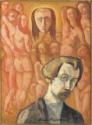 Émile Bernard, Symbolic Self-Portrait (Vision)