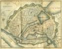 Map of the city of Hamburg 1842