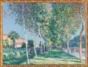 Alfred Sisley, The Lane of Poplars at Moret-sur-Loing