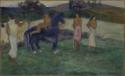 Paul Gauguin, Composition with Figures and a Horse