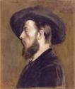 Gustave Courbet, Portrait of Johan Barthold Jongkind (1819-1891)