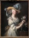 Marie Louise Elisabeth Vigée-Lebrun, Marie Antoinette in a Muslin dress