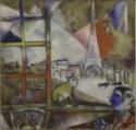 Marc Chagall, Paris Through the Window (Paris par la fenêtre)