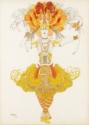 Léon Bakst, Costume design for the ballet The Firebird (L'oiseau de feu) by I. Stravinsky