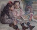 Pierre Auguste Renoir, Jean and Geneviève, Martial Caillebotte's children