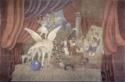 Pablo Picasso, Curtain for the ballet Parade by Erik Satie
