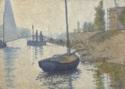 Paul Signac, Ponton de la Félicité at Asnières (Opus no. 143)