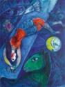 Marc Chagall, The Blue Circus (Le Cirque bleu)