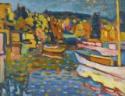 Wassily Wassiljewitsch Kandinsky, Study for autumn landscape with boats