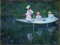 Claude Monet, The Boat at Giverny (En norvégienne)