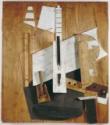 Pablo Picasso, Guitar and Bottle of Bass