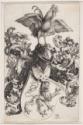 Albrecht Dürer, Coat of Arms with a Lion and a Cock