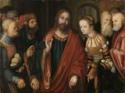 Lucas Cranach der Ältere, Christ and the Woman Taken in Adultery