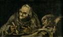Francisco Goya, Two Old Men Eating Soup (The Witchy Brew)