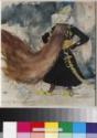 Valentin Alexandrowitsch Serow, Chernomor. Costume design for the opera Ruslan and Lyudmila by M. Glinka