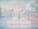 Paul Signac, L'Hirondelle Steamship (Seine near Samois)