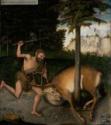 Lucas Cranach der Ältere, Hercules capturing the Ceryneian Hind (From The Labours of Hercules)