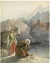 Zichy, Mihály, The prayer (From the Series Scènes du Caucase)
