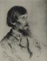 Ilja Jefimowitsch Repin, Portrait of the artist Viktor Vasnetsov (1848-1926)