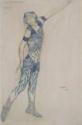 Léon Bakst, Costume design for Vaslav Nijinsky in the ballet Le Spectre de la Rose