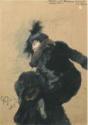 Ilja Jefimowitsch Repin, Woman in Fur Coat