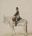Zichy, Mihály, Equestrian Portrait of Naser al-Din Shah Qajar (1831-1896)