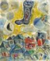 Marc Chagall, The boot in the yellow sky