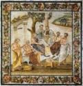 Platonic Academy. Mosaic from Pompeii