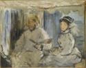 Édouard Manet, The painter Monet in his atelier