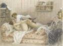 Zichy, Mihály, Erotic Scene